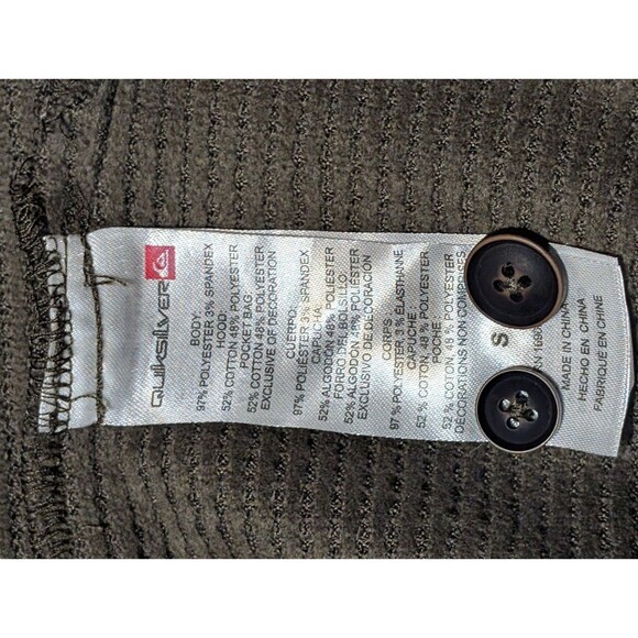 Button-Up Hoodie Sweater – Modern Striped Style – Size S NWT - Picture 5 of 8